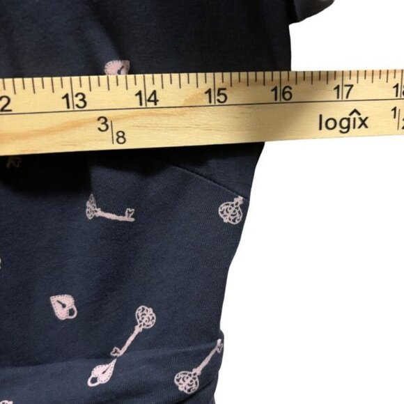 Boden Womens Mabel Long Sleeve Navy Dress With Lock And Key Print Size 8 - Picture 6 of 9